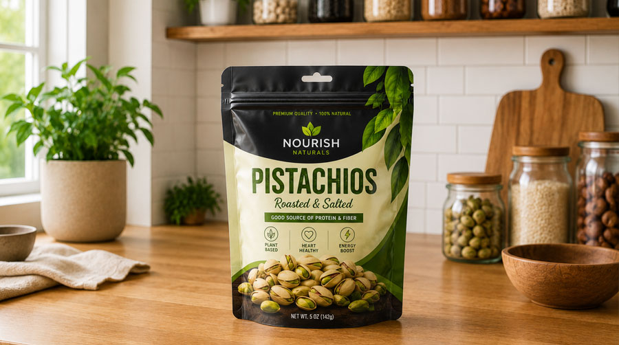 Custom pouches built for food and retail products