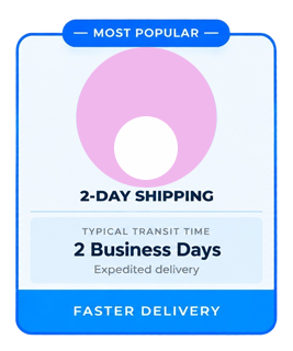 2-DAY SHIPPING 